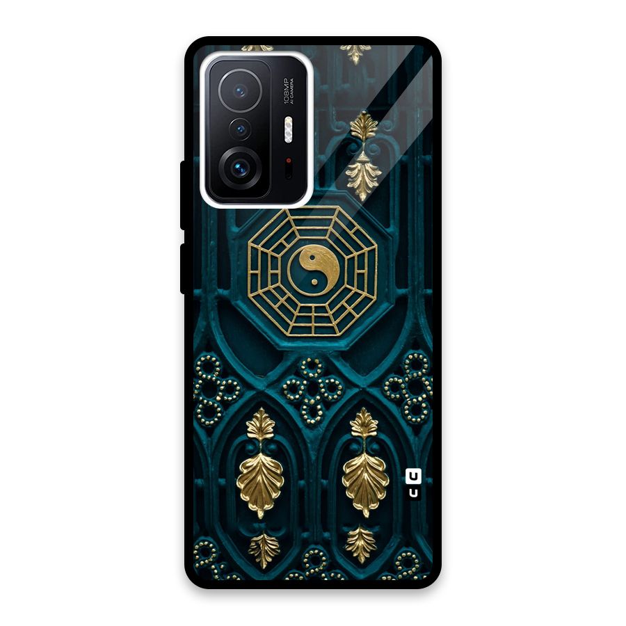 Peace Web Design Glass Back Case for Xiaomi 11T Pro