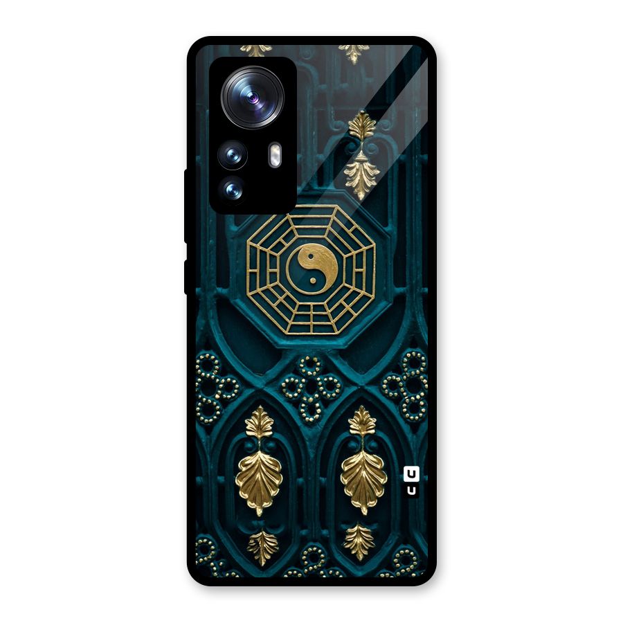 Peace Web Design Glass Back Case for Xiaomi 12 Pro