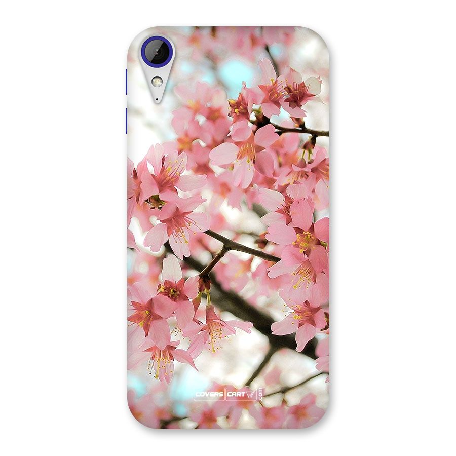 Peach Floral Back Case for Desire 830