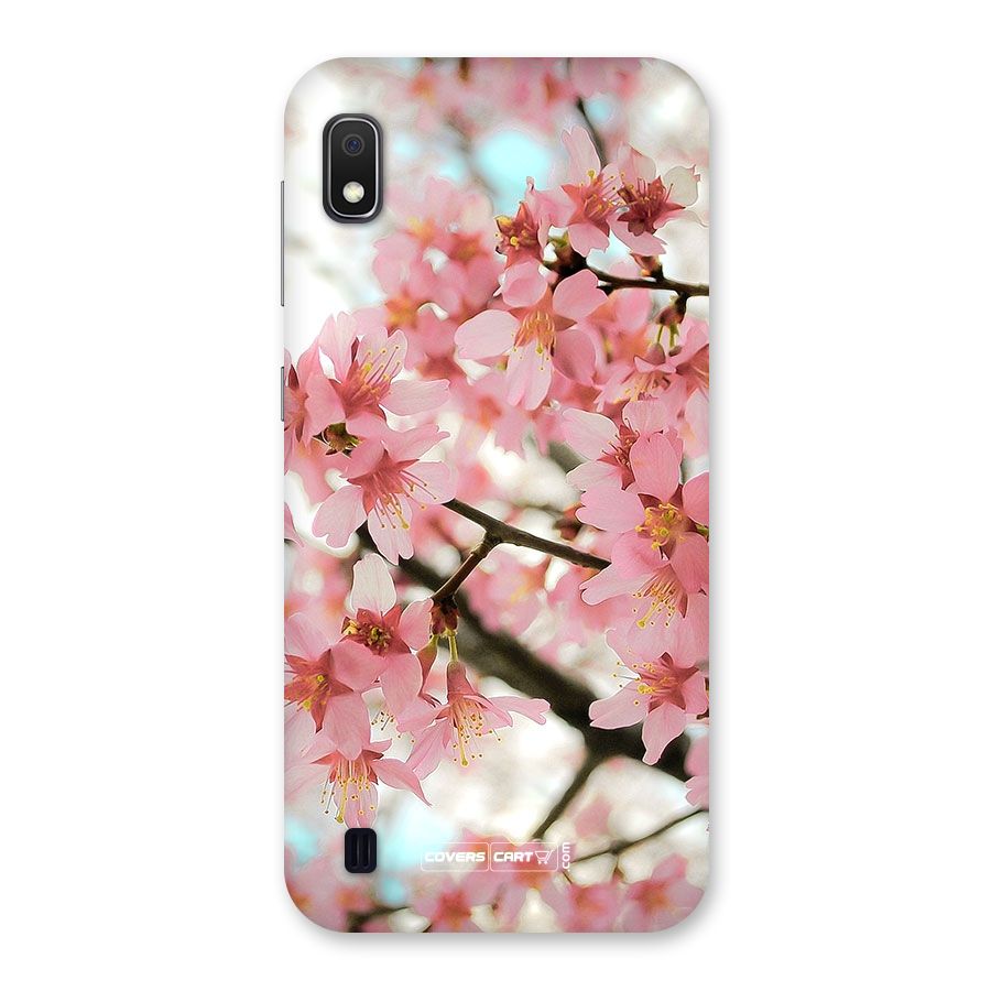 Peach Floral Back Case for Galaxy A10