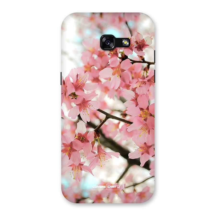 Peach Floral Back Case for Galaxy A5 2017