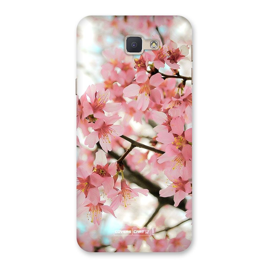 Peach Floral Back Case for Galaxy J5 Prime