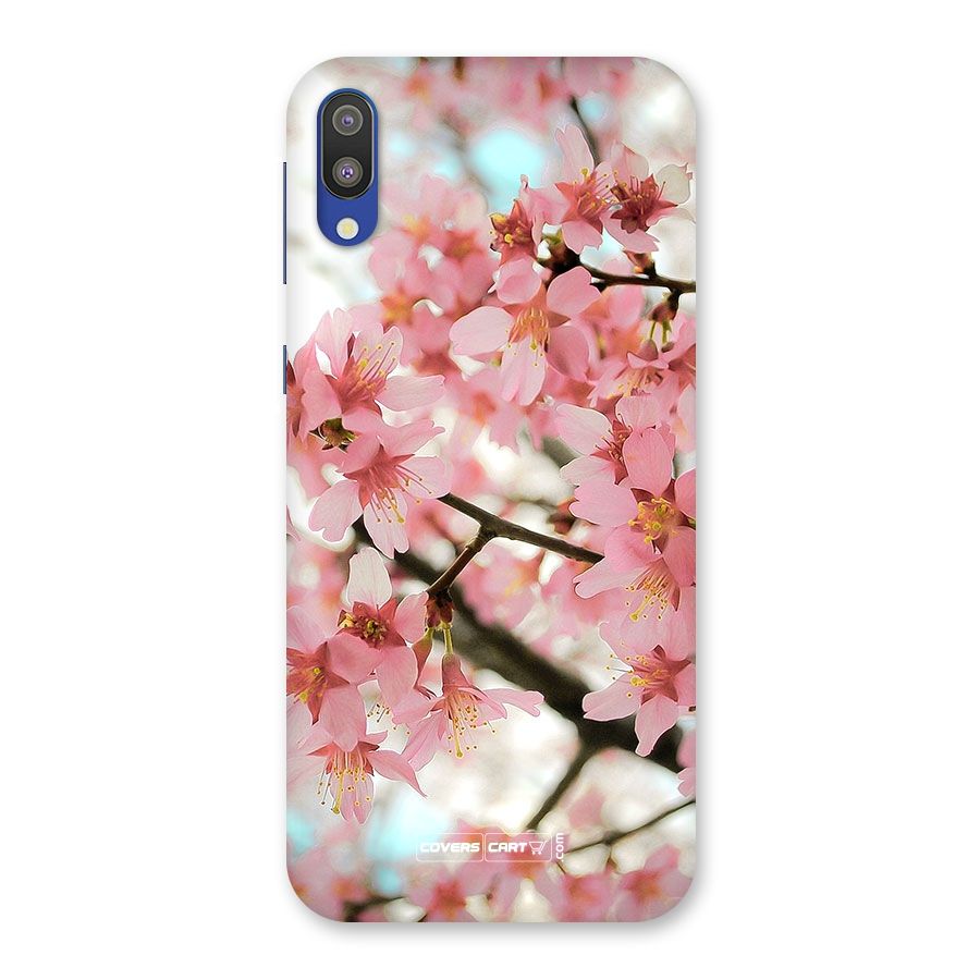 Peach Floral Back Case for Galaxy M10
