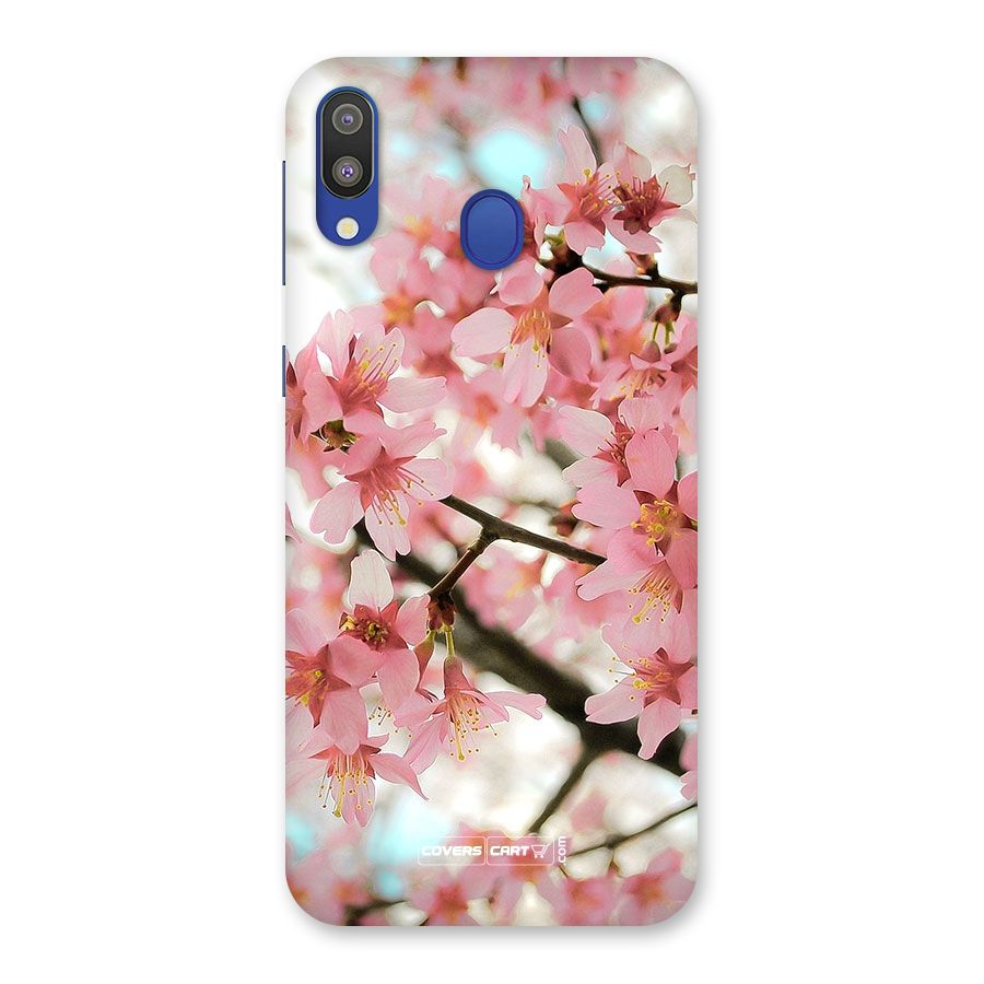Peach Floral Back Case for Galaxy M20