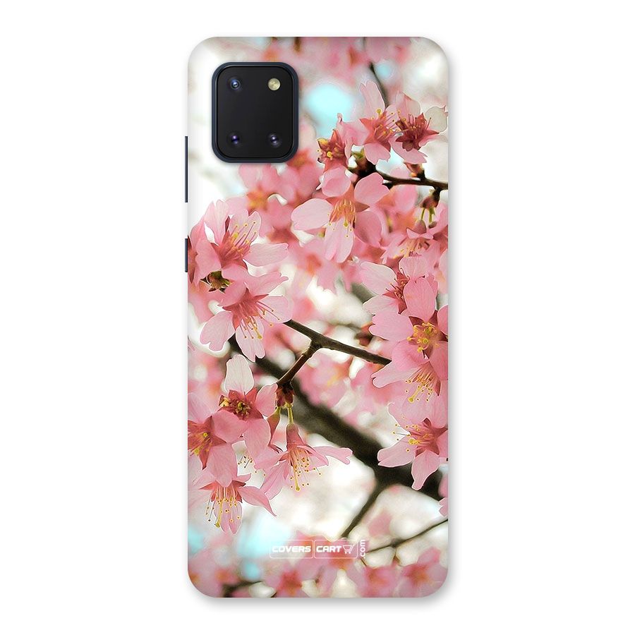 Peach Floral Back Case for Galaxy Note 10 Lite