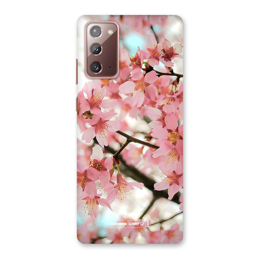 Peach Floral Back Case for Galaxy Note 20