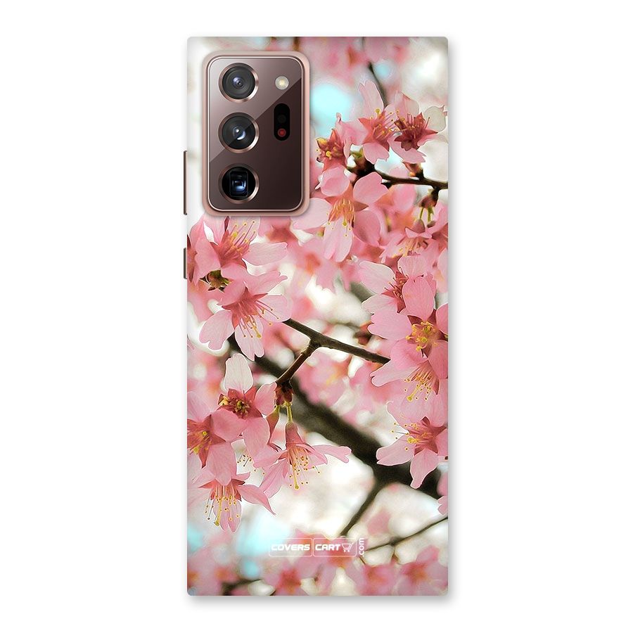 Peach Floral Back Case for Galaxy Note 20 Ultra