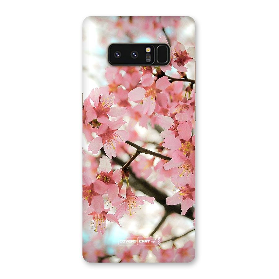 Peach Floral Back Case for Galaxy Note 8