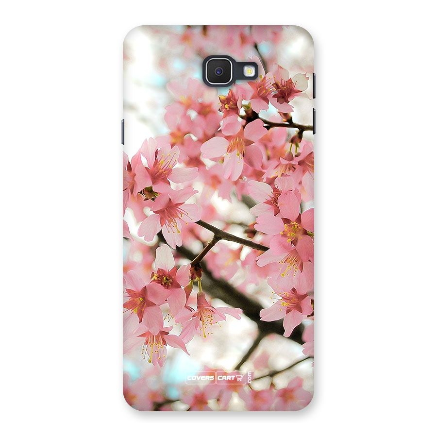 Peach Floral Back Case for Galaxy On7 2016