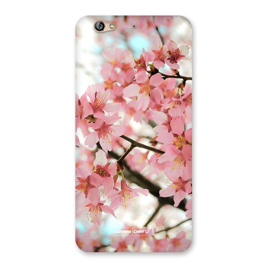 Peach Floral Back Case for Gionee S6