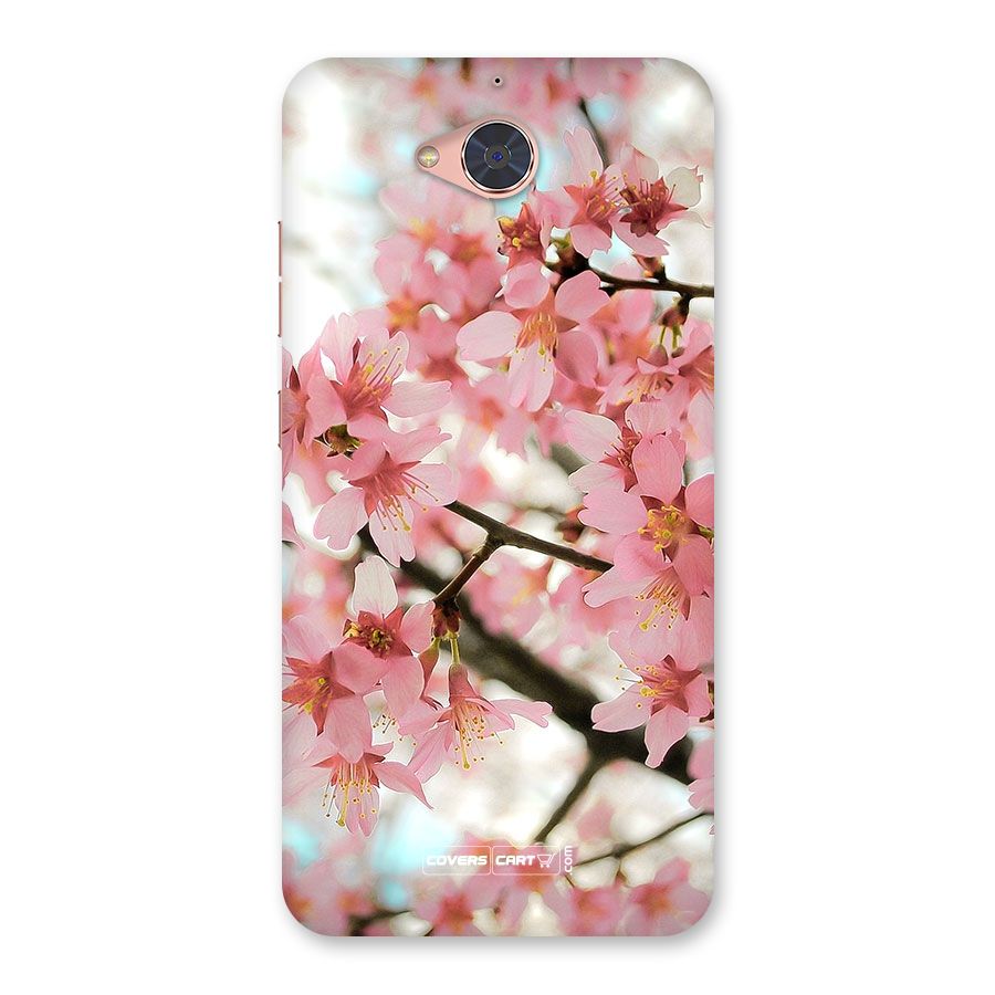 Peach Floral Back Case for Gionee S6 Pro