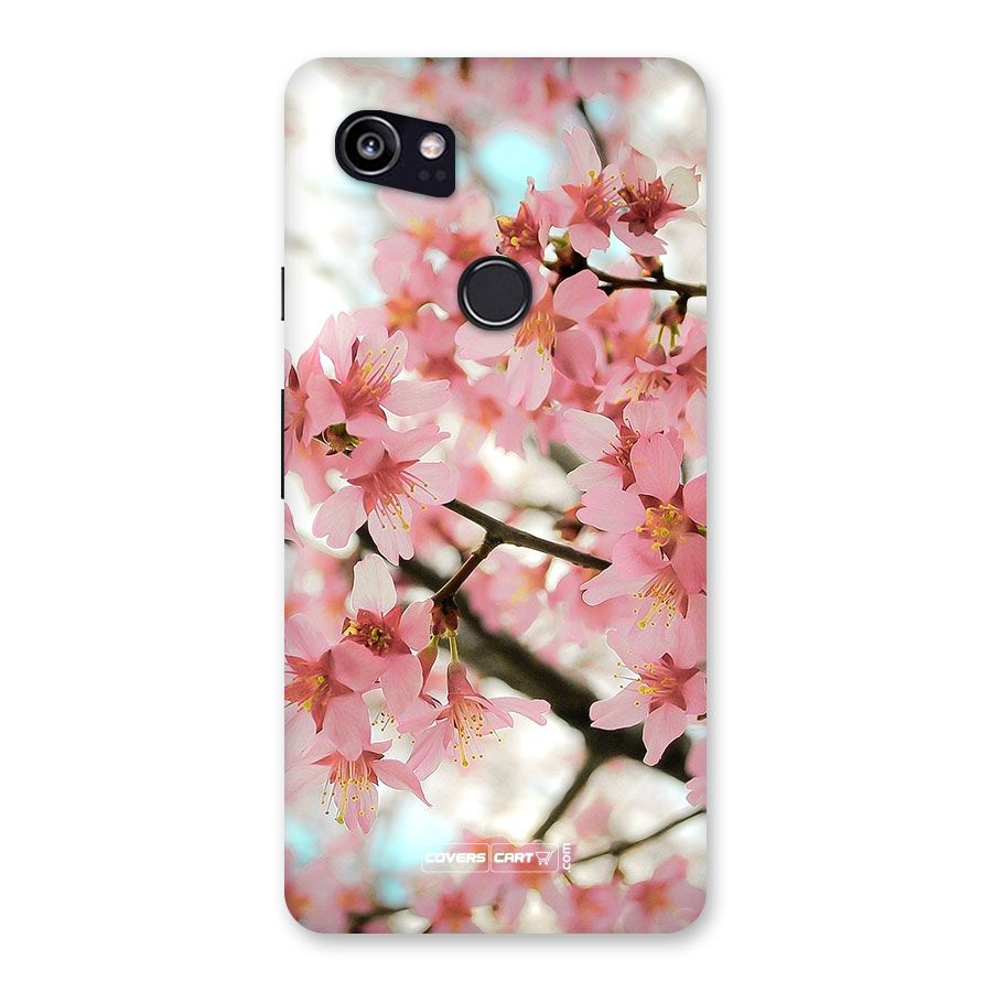 Peach Floral Back Case for Google Pixel 2 XL