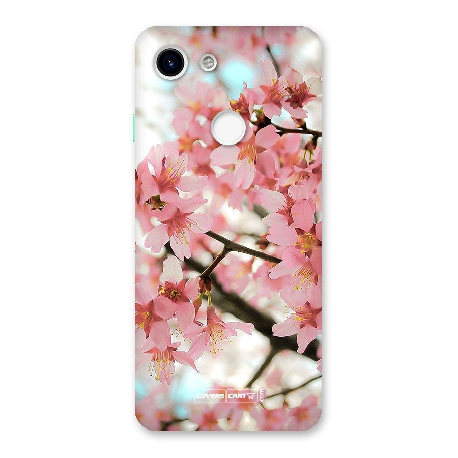 Peach Floral Back Case for Google Pixel 3