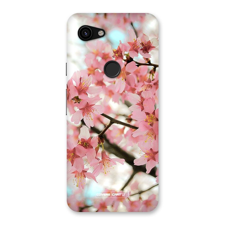 Peach Floral Back Case for Google Pixel 3a