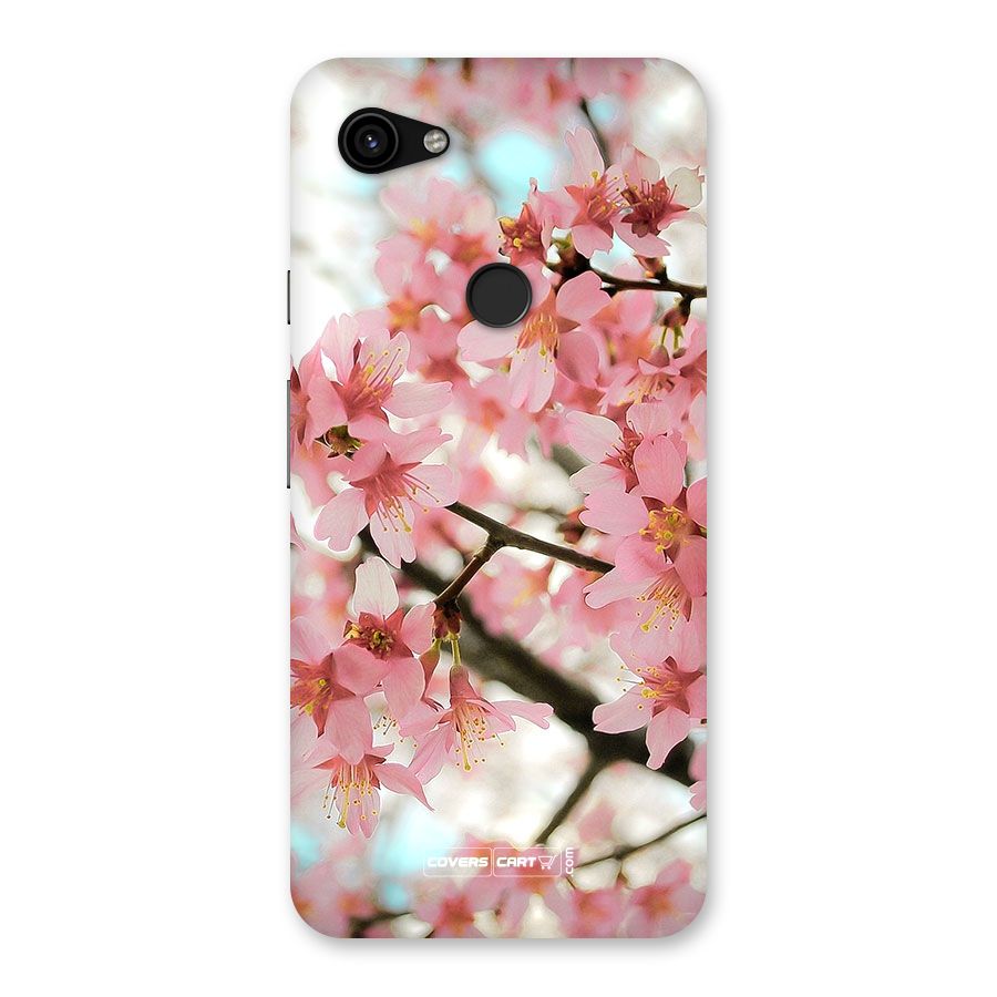 Peach Floral Back Case for Google Pixel 3a XL