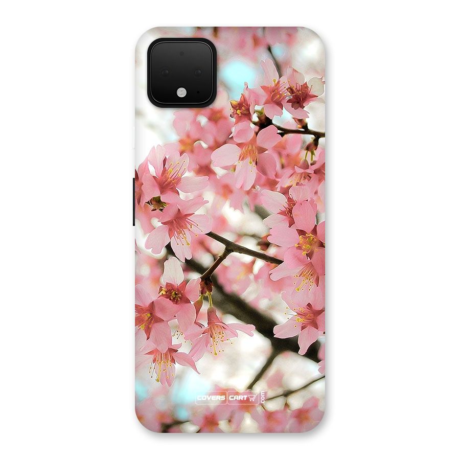 Peach Floral Back Case for Google Pixel 4 XL