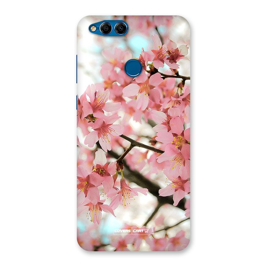 Peach Floral Back Case for Honor 7X
