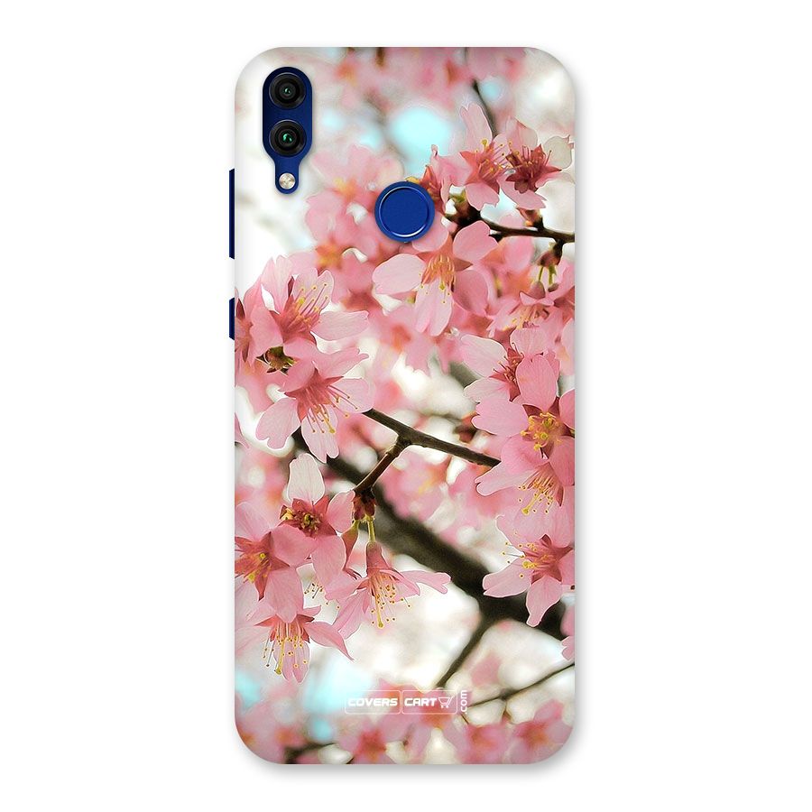 Peach Floral Back Case for Honor 8C