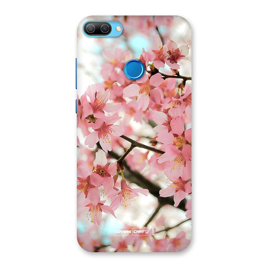 Peach Floral Back Case for Honor 9N