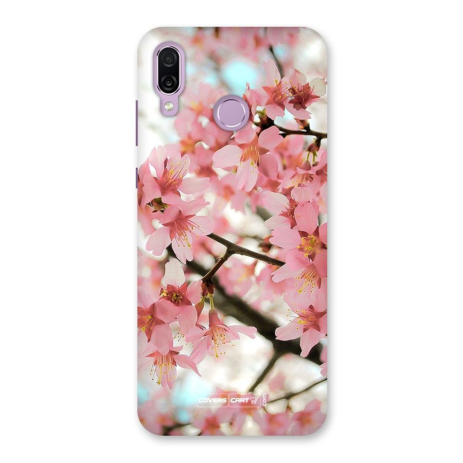 Peach Floral Back Case for Honor Play