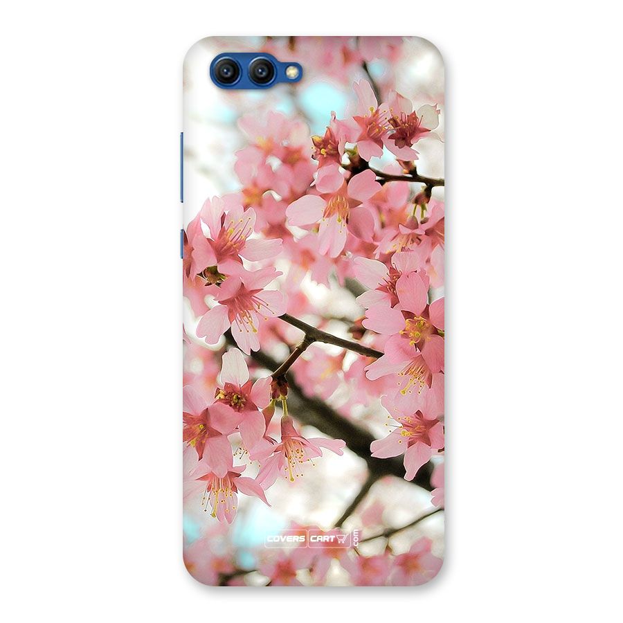 Peach Floral Back Case for Honor View 10