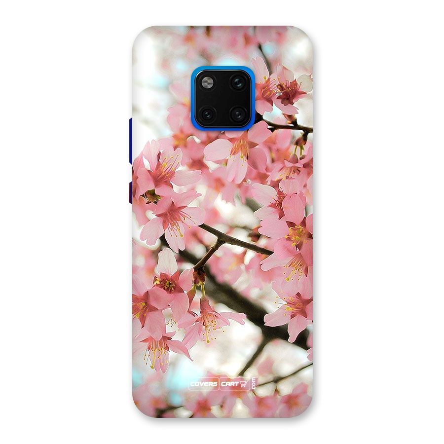 Peach Floral Back Case for Huawei Mate 20 Pro