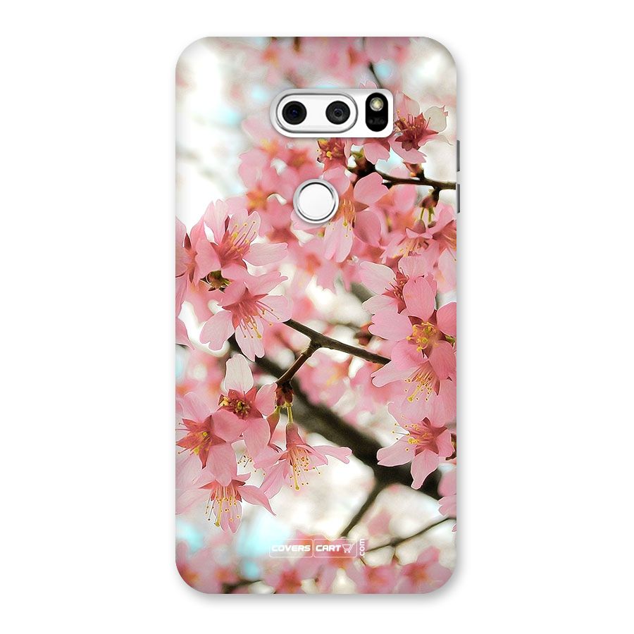 Peach Floral Back Case for LG V30