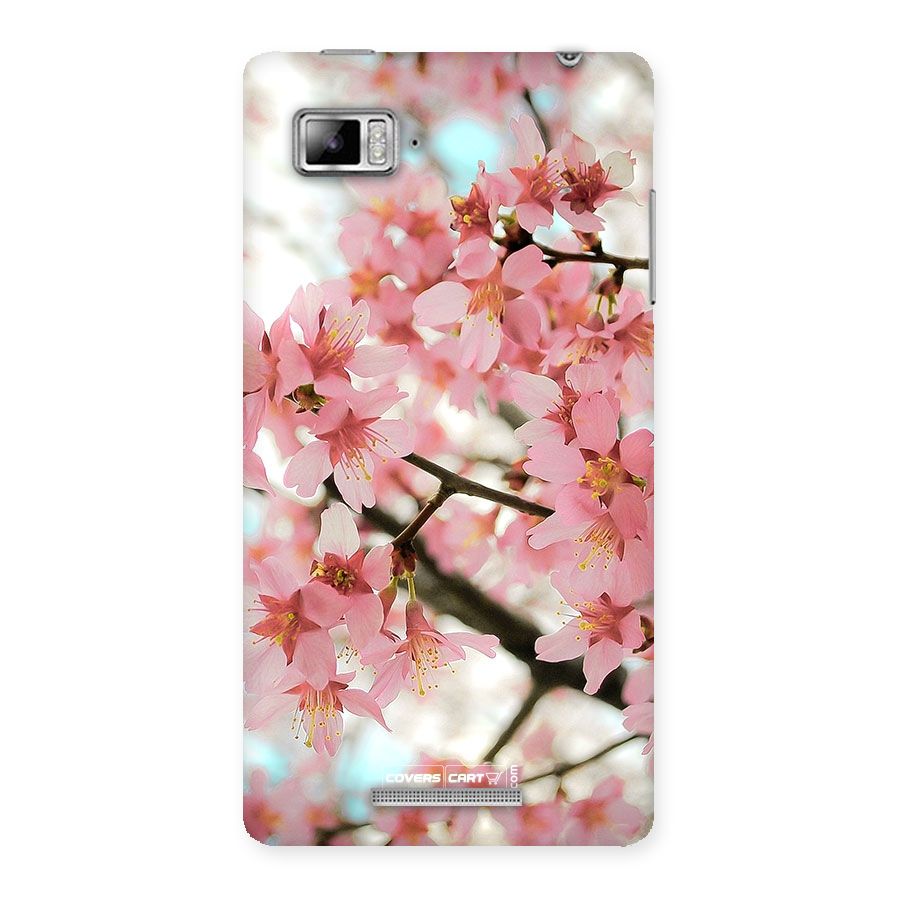 Peach Floral Back Case for Lenovo Vibe Z K910