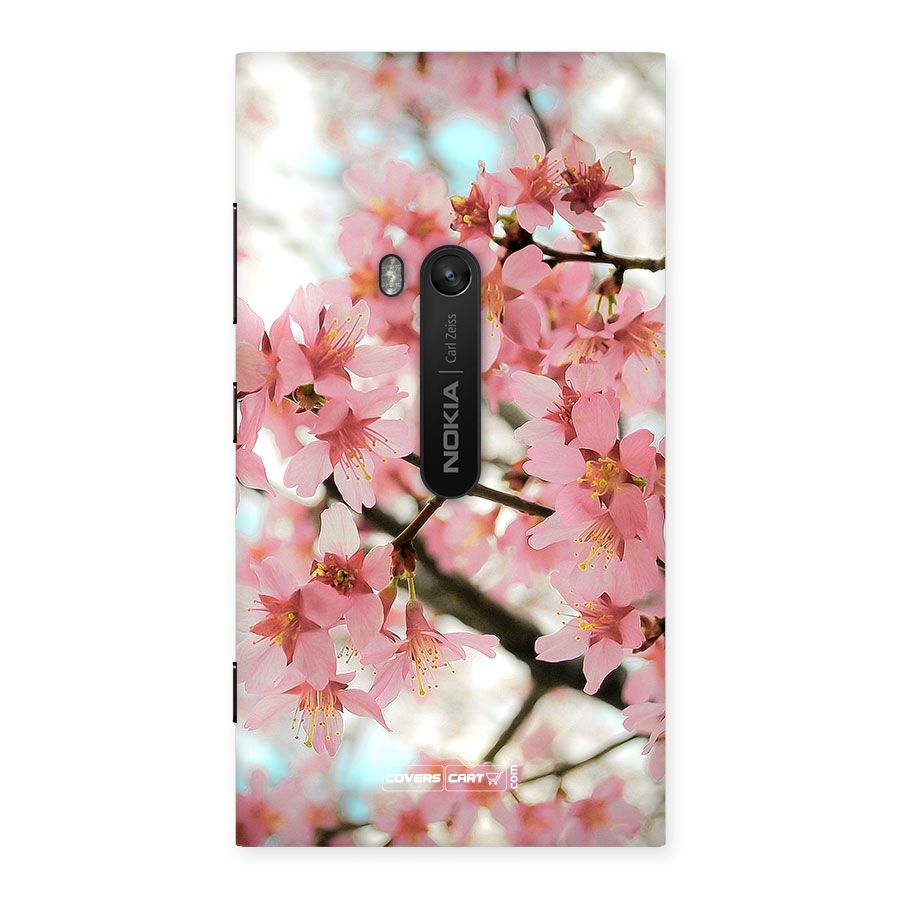 Peach Floral Back Case for Lumia 920