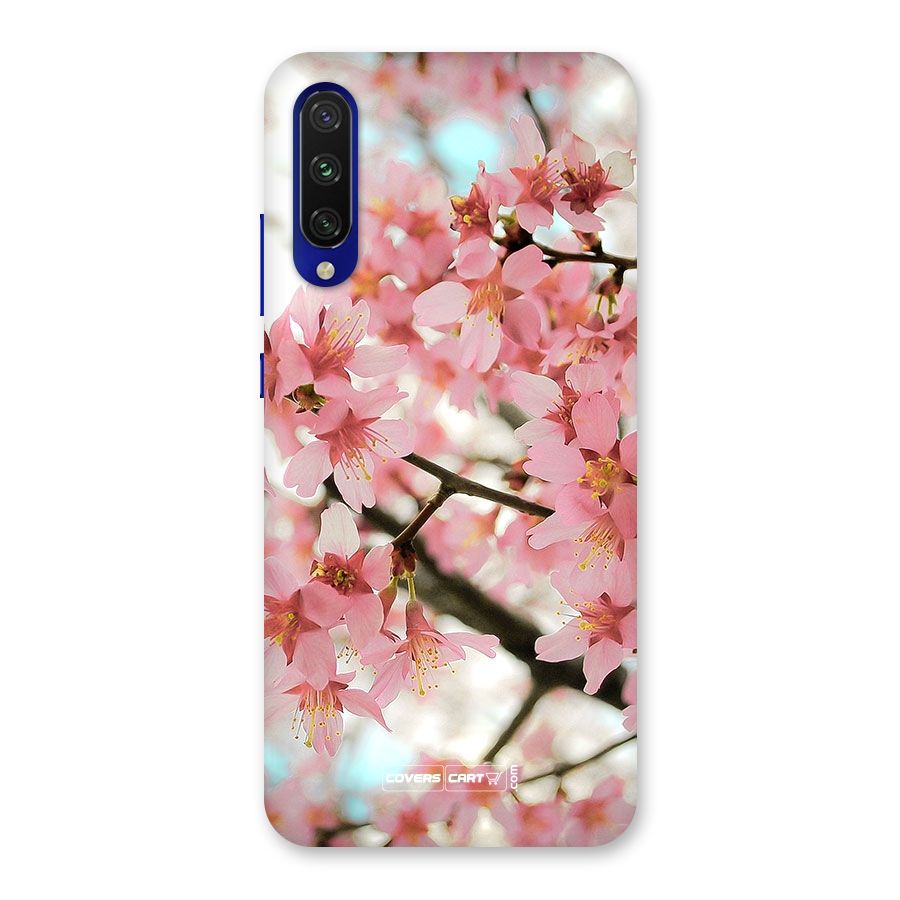 Peach Floral Back Case for Mi A3