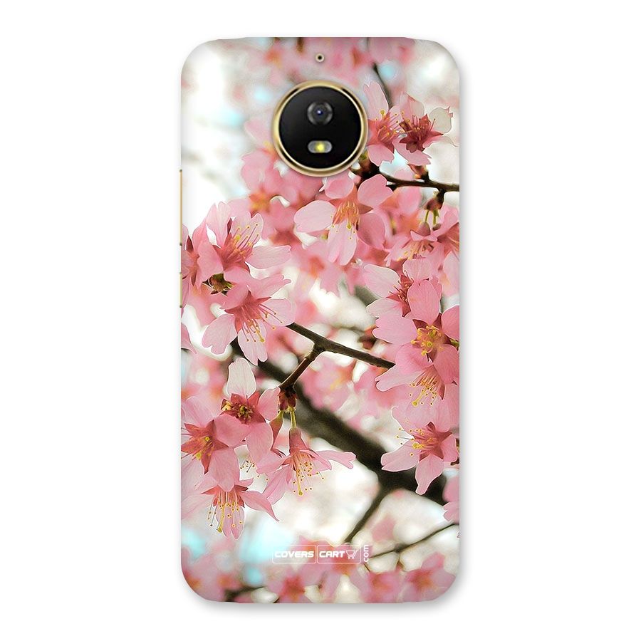 Peach Floral Back Case for Moto G5s