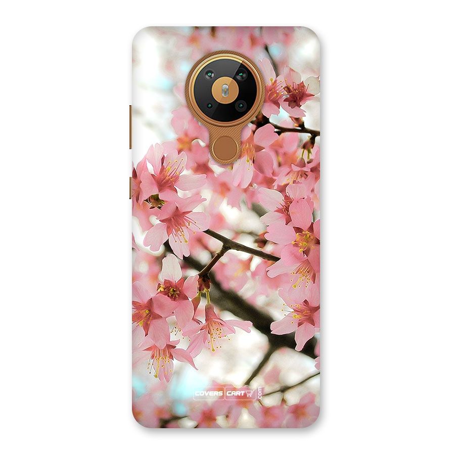 Peach Floral Back Case for Nokia 5.3