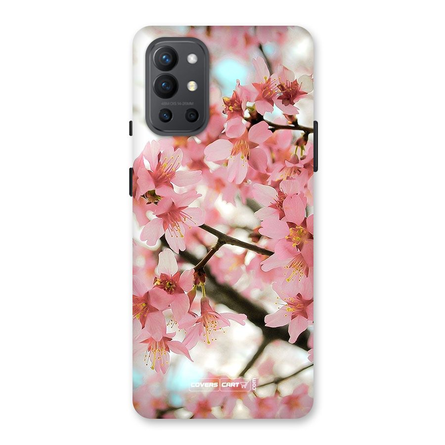 Peach Floral Back Case for OnePlus 9R