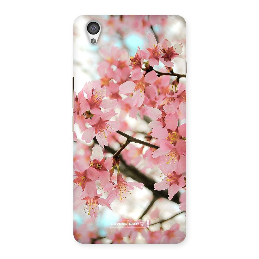Peach Floral Back Case for OnePlus X