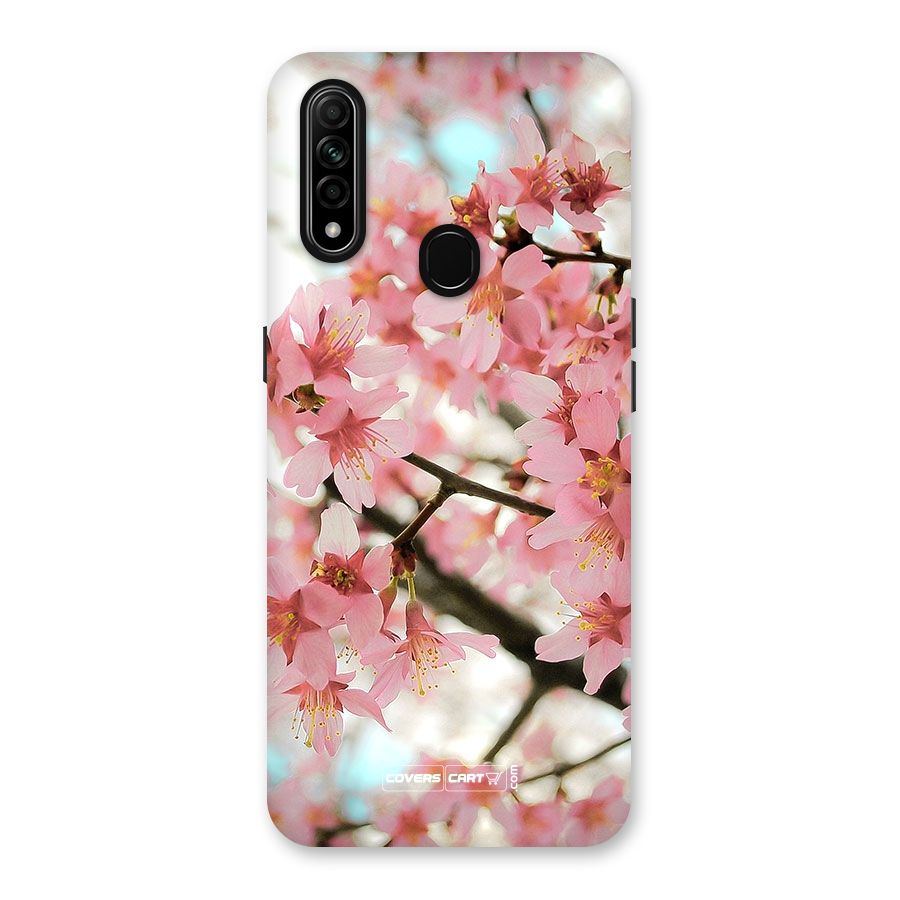 Peach Floral Back Case for Oppo A31