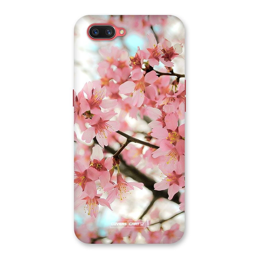 Peach Floral Back Case for Oppo A3s