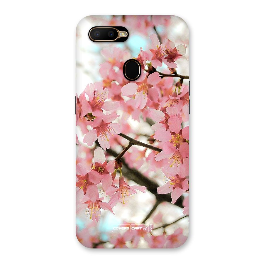 Peach Floral Back Case for Oppo A5s