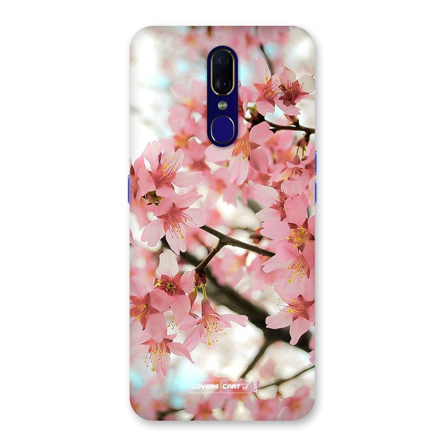 Peach Floral Back Case for Oppo A9