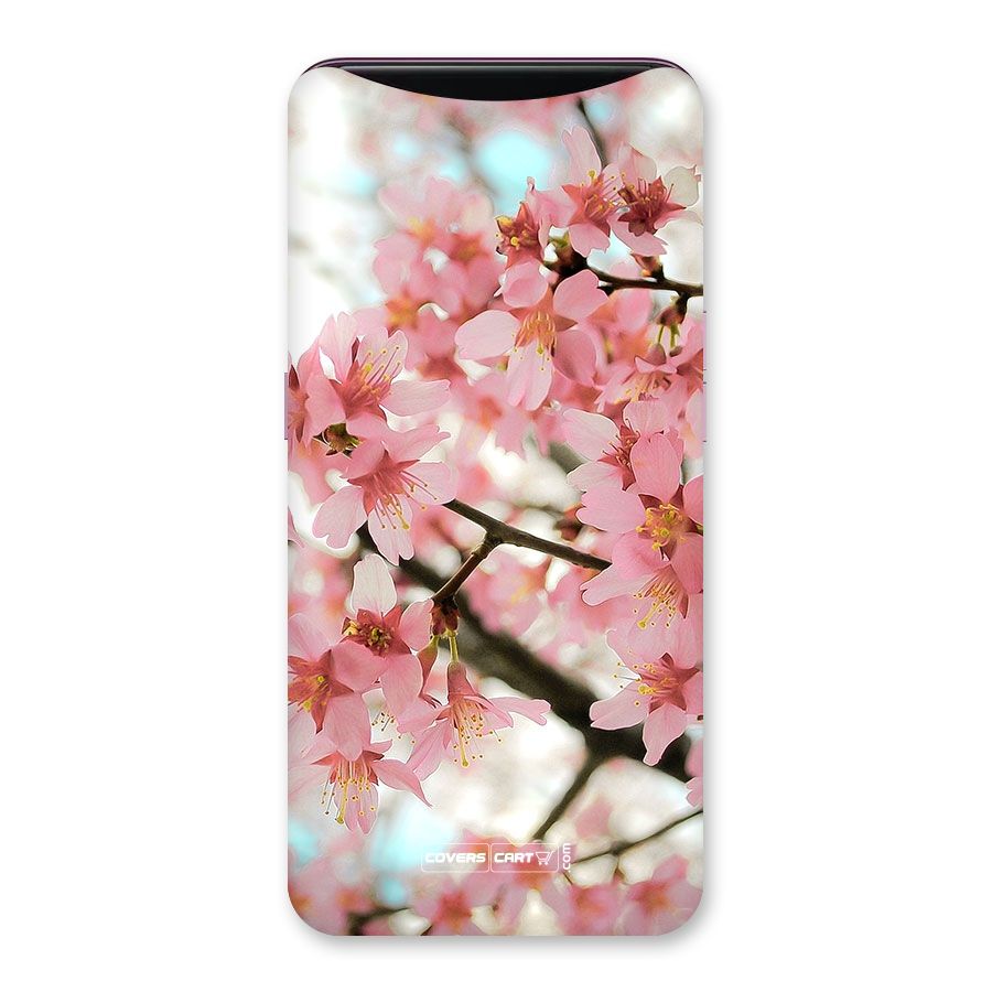 Peach Floral Back Case for Oppo Find X