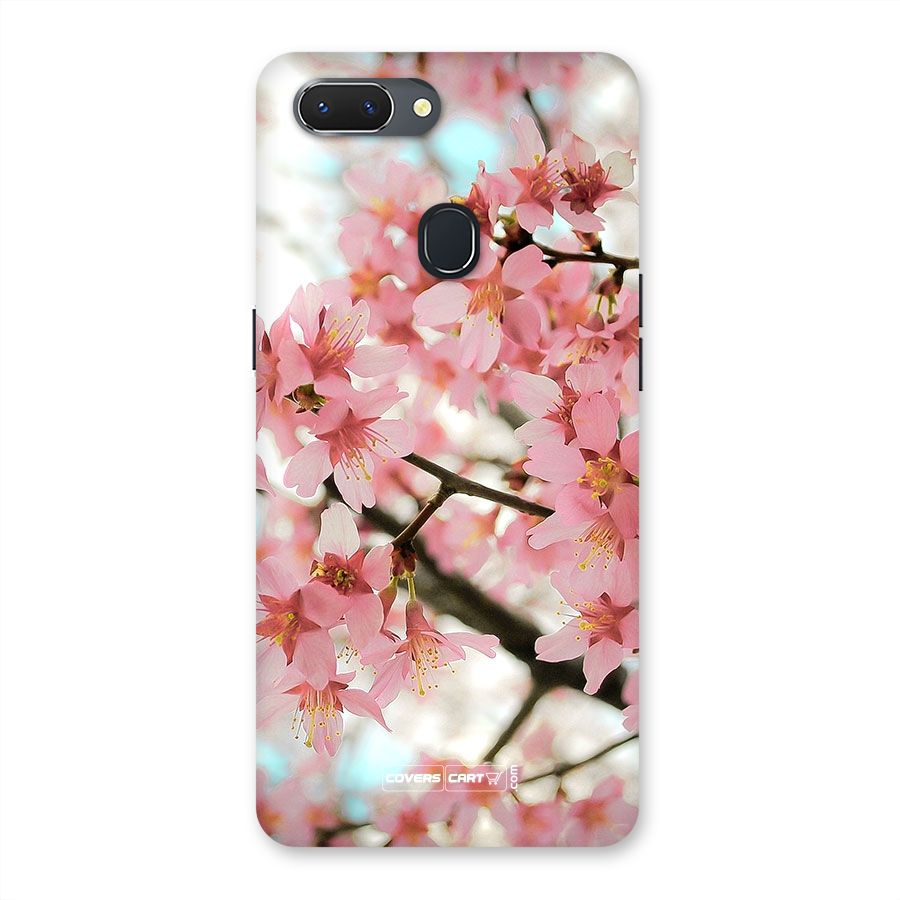 Peach Floral Back Case for Oppo Realme 2
