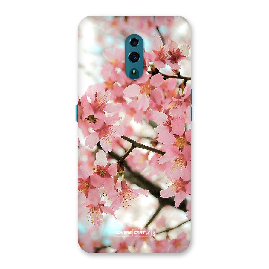 Peach Floral Back Case for Oppo Reno
