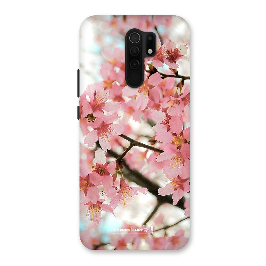 Peach Floral Back Case for Poco M2