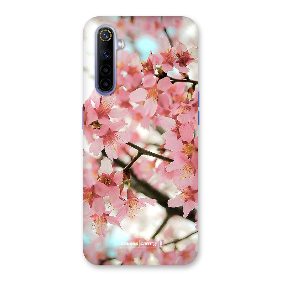Peach Floral Back Case for Realme 6i