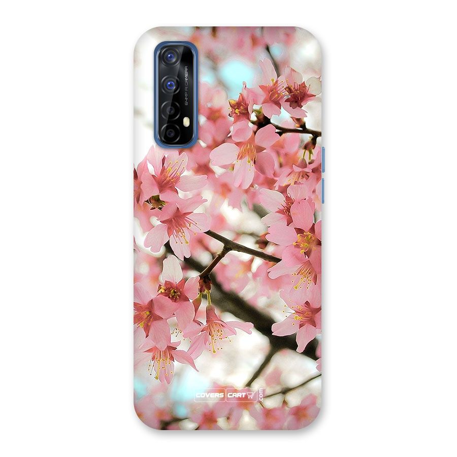 Peach Floral Back Case for Realme 7