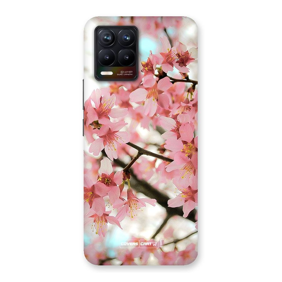 Peach Floral Back Case for Realme 8
