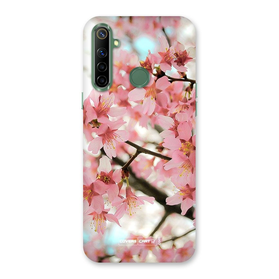 Peach Floral Back Case for Realme Narzo 10