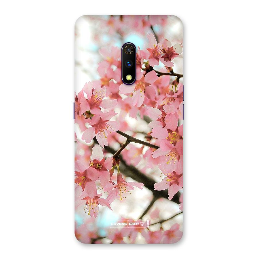 Peach Floral Back Case for Realme X