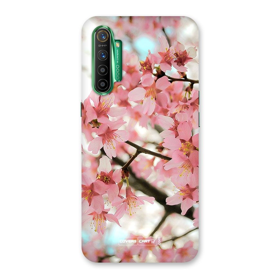 Peach Floral Back Case for Realme X2