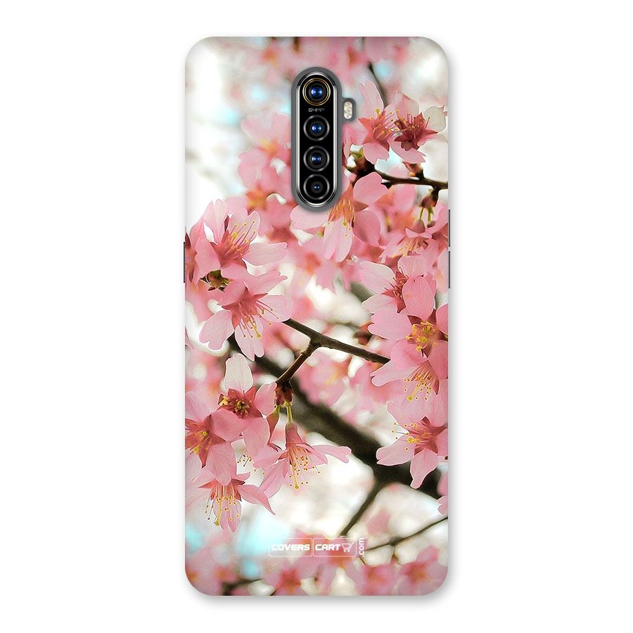 Peach Floral Back Case for Realme X2 Pro