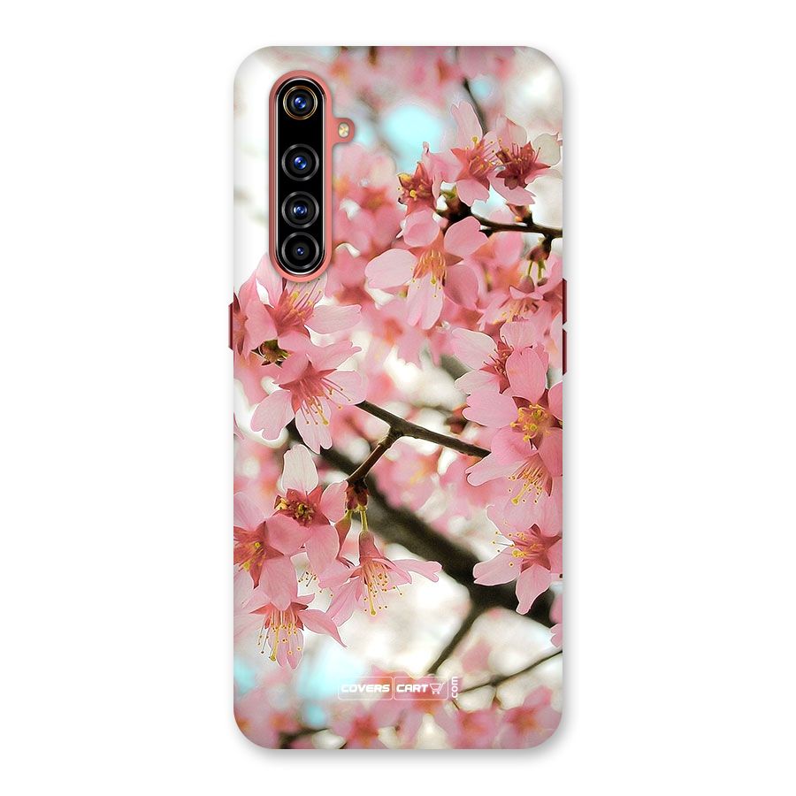Peach Floral Back Case for Realme X50 Pro